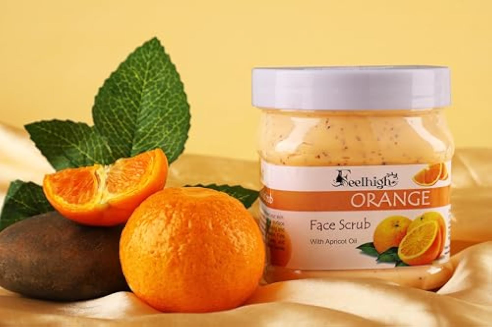Neem & Orange Scrub, Deep Cleansing Face & Body, 500ml