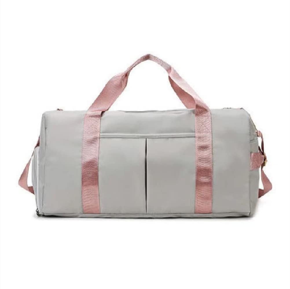 Men and Women's Travel Bag With Shoe Compartment Sports Tote Gym Bag Weekender Overnight Shoulder Bag