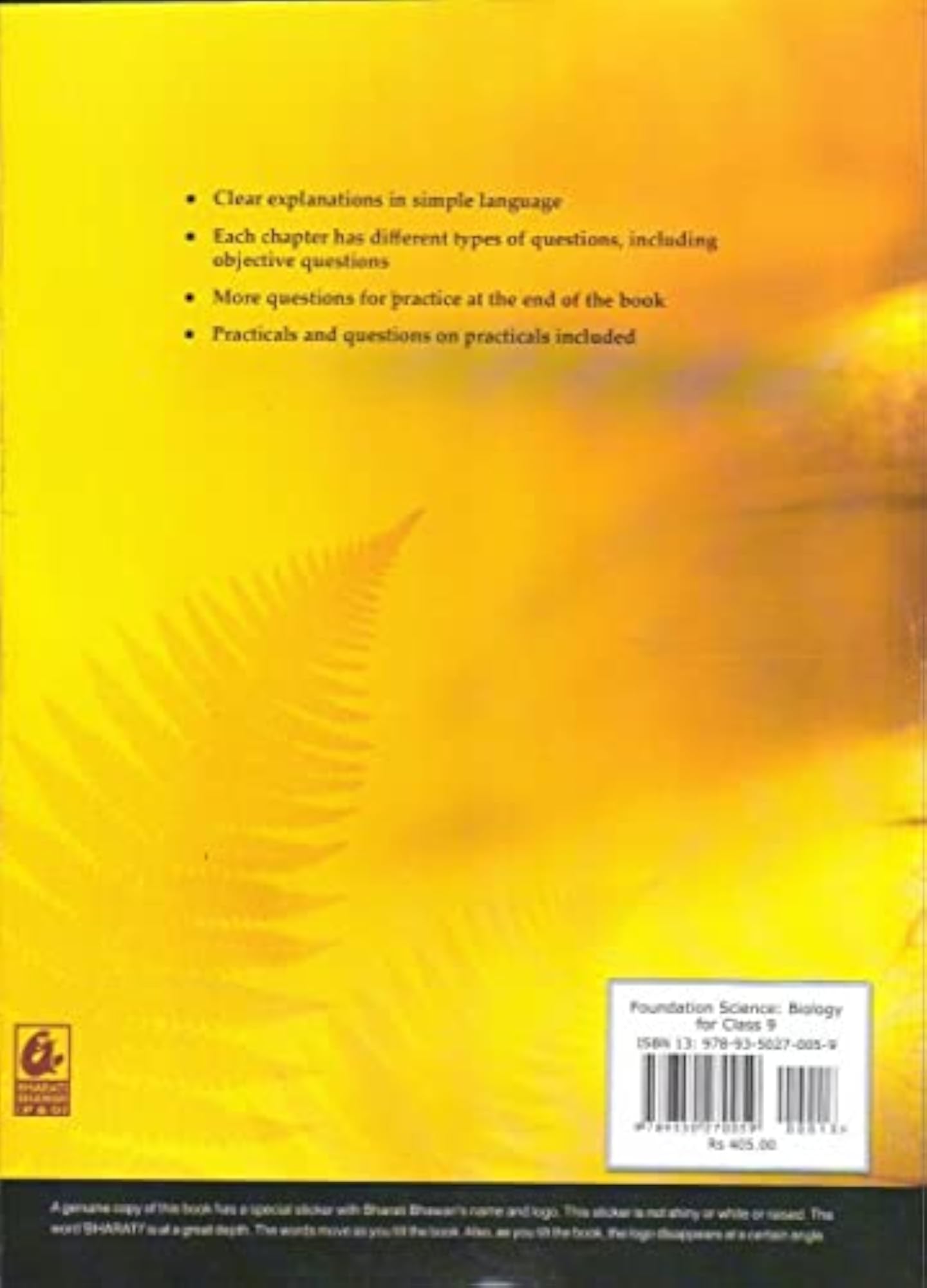 Foundation Science: Biology for Class 9, Comprehensive Guide