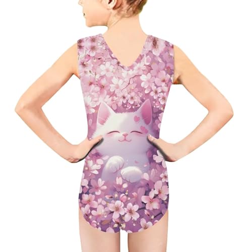 Image of Mumeson Girls One Piece Swimsuits Lightweight V-Neck Swimwear Bathing Suits for Little Girls 3-14 Years