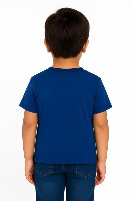 Image of Trendy Printed Cotton Blend Half Sleeve T-Shirt for Boys - Pack of 2