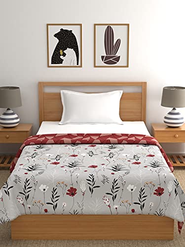 Image of Trident Reversible Queen Dohar, Microfiber, Dohar Double Bed, Queen Size Blanket, Super Soft Quilt, Comfort Living Dohar Collection 90 GSM, Samba, Single