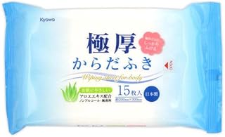 からだぶき 極厚からだふき おしりふき 使い捨て 清拭タオル 体拭き ウェットシート 防災 災害 清拭 ぬれタオル ボディータオル ペーパータオル 介護 業務用 家庭用 1ケース 15枚入×20袋