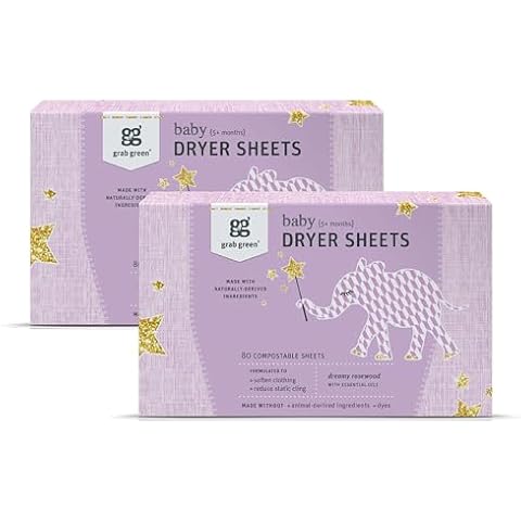 Grab Green Baby Laundry Dryer Sheets Cover