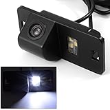 Misayaee Rear View Back Up Reverse Parking Camera in License Plate Lighting Night Version (NTSC) for