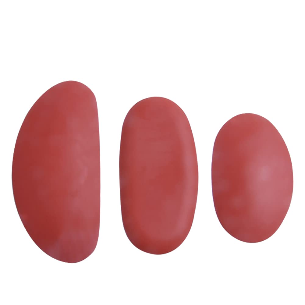 JIHUOO 3 Pcs Pottery Clay Ribs Soft Rubber Ceramic Potter Rib Clay Sculpting Scrapers Mud Tools for Pottery and Clay Artists