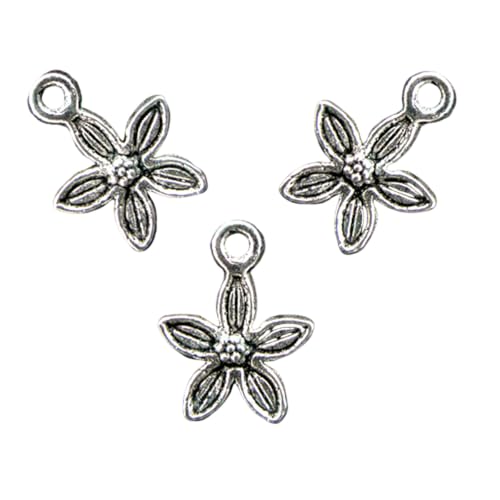 Bringsine 150pcs Antique Tibetan Silver Plated Charms Pendant DIY Bracelets