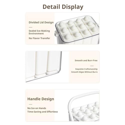 Image of Silicone Ice Stick Tray with Storage Caddy, Ice Cream Mold Tray Set with Storage, 6 Cavity Silicone Ice Stick Set, Easy Release Long Ice Cube Stick Maker for Homemade Frozen Treats (12-white)