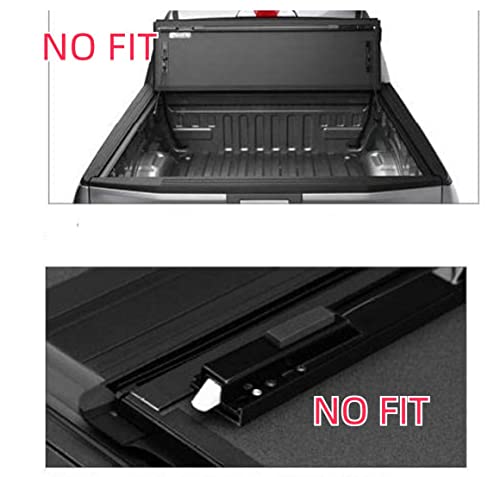 Surpassolar Universal Replacement Parts For Hard Folding Truck Bed Tonneau Cover /2Pcs* Rear Clamp, 2Pcs* T-Bolt #TOP4