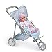 JC Toys | Berenguer Boutique |3 Wheeled Folding Doll Jogger Stroller | Blue | Ages 3+