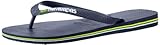 Havaianas Men's Brazil Logo Flip Flop Sandal, Navy Blue, 12-13