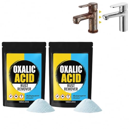 Acido ossalico multiuso antiruggine in polvere 100,07 g (2 pezzi)