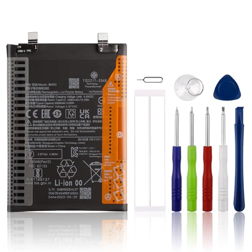 Batteria di ricambio BM5G compatibile con Poco X4 Note 11T PRO con strumenti