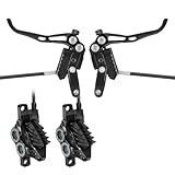 -Permance IIIPRO MTB Free de disco hidráulico de cuatro pistones El freno de disco de pistón ofrece un poder de frenado confiable para exigentes senderos para bicicletas de montaña
