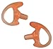 2 Pack TAPaulk Beige Left Large Semi Custom Flexible Open Ear Insert EarMold (Ear Mold) S-04-LL-BGE