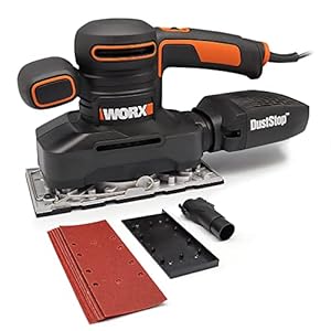 Worx WX641 Excenterschuurmachine, 250 W, 220 V, zwart