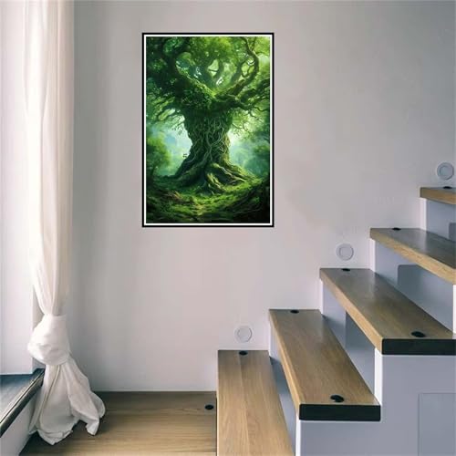 Diamond painting arbre de vie idéal pour décorer le mur de votre salon