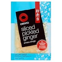 Obento Sliced Pickled Ginger (Eingelegter Ingwer in Scheiben), 100 g