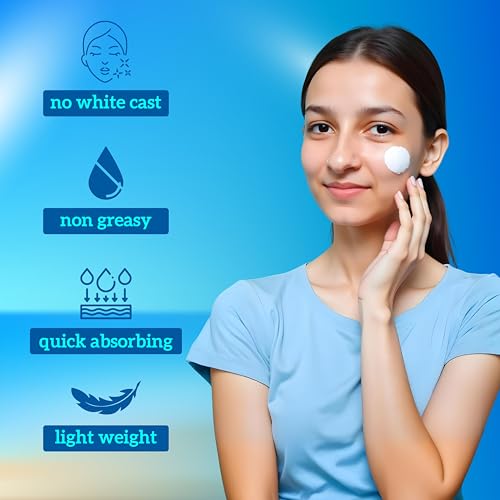 Image of inatur Sports Sunscreen SPF 50 PA+++ | Outdoor Sunblock Lotion for Face & Body | Sweat & Water Resistant | Broad Spectrum UVA UVB Protection | Non-Greasy Matte Finish | All Skin Types | 60ml