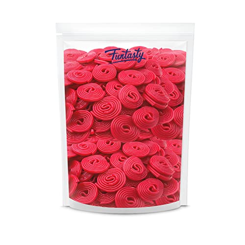 Funtasty Broadway Wheels Strawberry Old School Licorice Candy, Bulk Pack 2 Pounds #TOP1