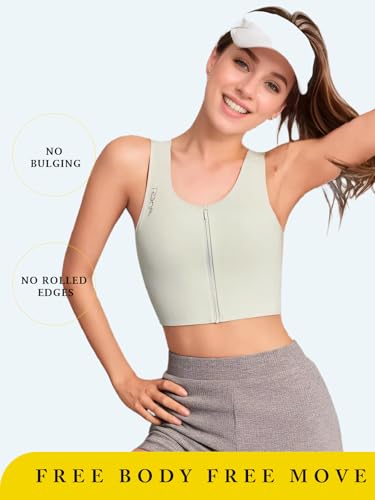 Image of Chest Binder for Women,Traceless Binder Trans,Transgender FTM Binder Bra，Comfortable Breast Binder Tank top