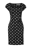  Ashley Brooke Designer Etuikleid schwarz weiß Gr 34 bis 42 Kleid Business (36)