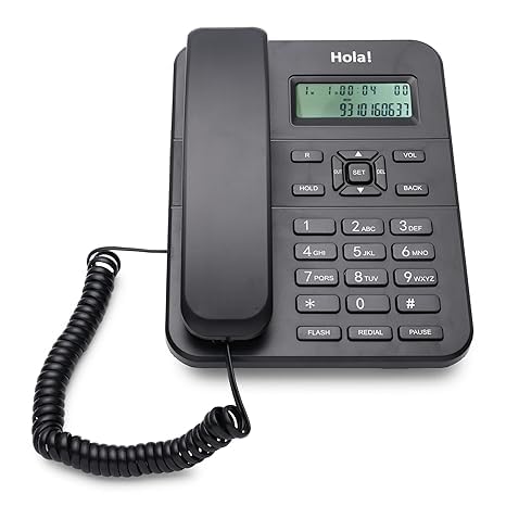 Image of Hola! TF 310n,TEC Certified, Caller ID LCD Display, Ringer LED, DTMF /FSK Compatible, Adjustable Handset /Ringer Volume