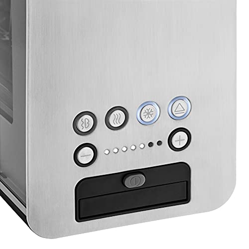 Tostapane WMF Lono In Vetro Con Funzione Panini - 2 Fette, 7 Livelli Doratura, Acciaio Inox - Foto 2