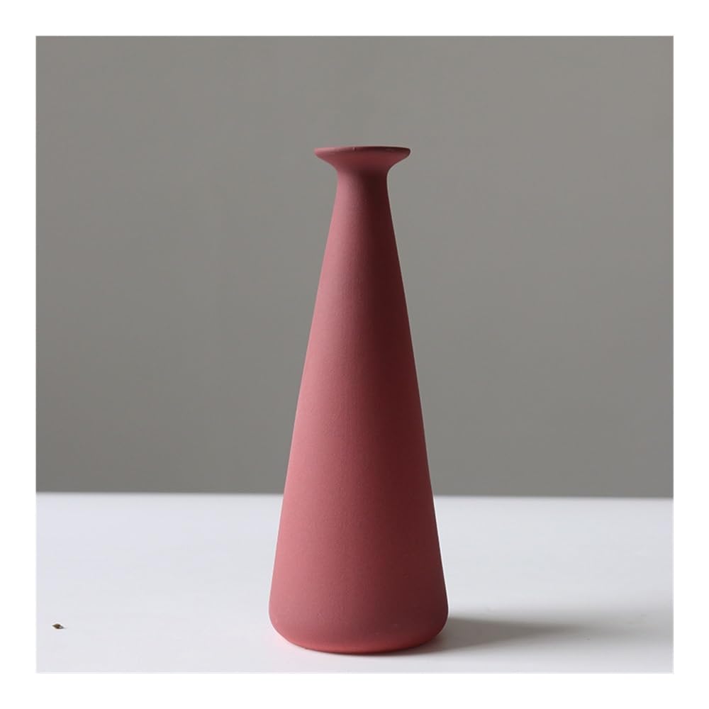 SLEEVE Vases Home Decor Vase Creative Dried Flower Decoration Nordic Style Living Room Dining Table TV Cabinet Ceramic Ornaments Red