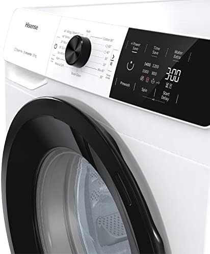 Hisense WFGE10141VM 10 kg 1400rpm Freestanding Washing Machine - White Large