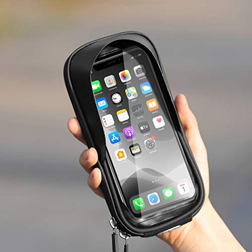 BESPORTBLE Bolsa para quadro frontal de celular para bicicleta, bolsa para tubo de bicicleta, imperm