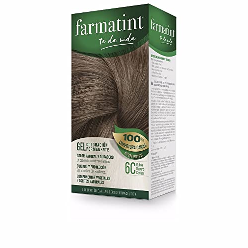Farmatint Tinte permanente Gel 6C Rubio Oscuro Ceniza
