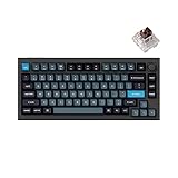 Keychron Q1 Pro Wireless Custom Mechanical Keyboard, QMK/VIA Programmable Full Aluminum 75% Layout Bluetooth/Wired RGB with Hot-swappable Keychron K Pro Brown Switch Compatible with Mac Windows Linux