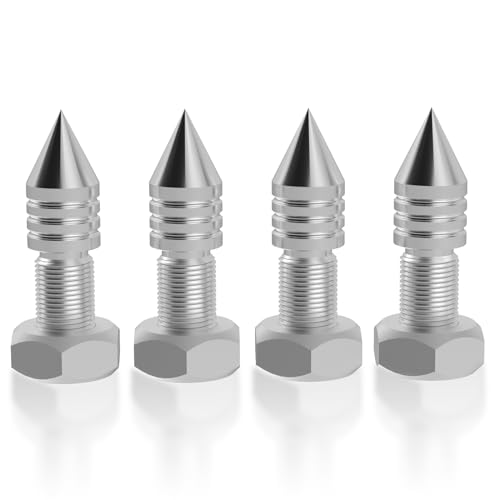 Image of Monosaudio Speaker Spikes, 4 Pcs HiFi Speaker Anti-Vibration Spikes (Without Spike Pad), Isolation Spikes Stand Foot for Speaker, Subwoofer, Amplifier, CD DVD Player(M10)