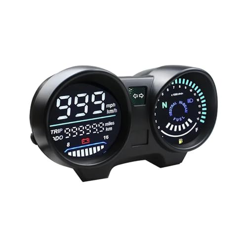 Compteur kilométrique de moto CG125 avec tachymètre électronique et accessoires