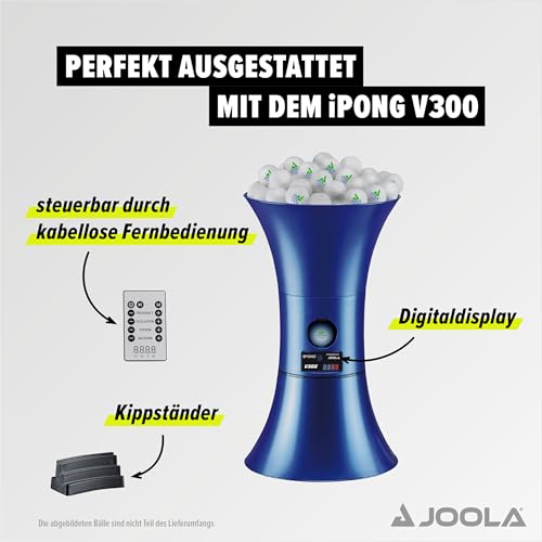 JOOLA TT-BUDDY V300 Tischtennis-Roboter, Blau