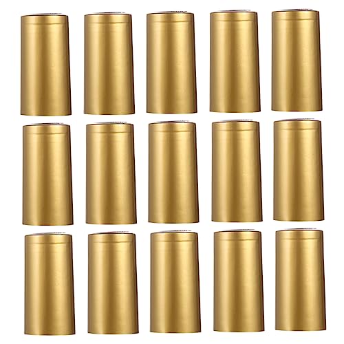 AUTSUPPL 100pcs Wine Bottle Heat Shrink Capsules Seal Covers for Wine Bottles Easy to Use Heat Shrink Film for Home Brewing Flexible and Decorative Sealing
