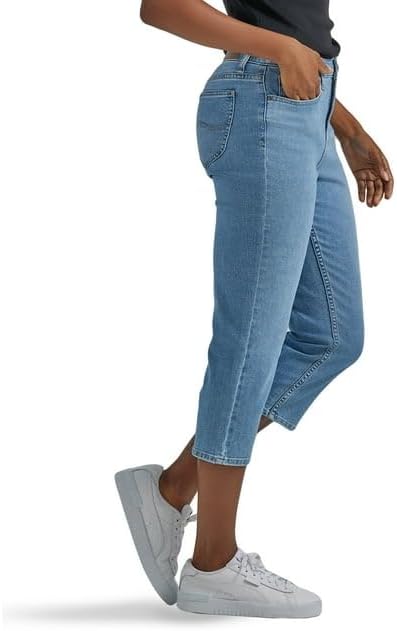 Lee® Women's Denim Capri (Bursting Brights- 22 M) - Image 3