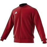 Con 2 bolsillos laterales adidas Con18 PES Jkt Chaqueta de Deporte, Hombre, Rojo/Negro/Blanco (Rojo), M