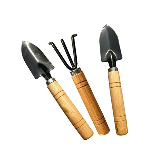 XGHW Outils de Jardinage Ensemble de 3 pièces Famille Outil de rempotage Plantation Pelle Creuser Pelle Râteau Cadeau de Noël Cover