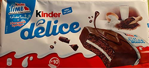 Ferrero Kinder Delice im 10er Sparpack 10x 39g kleine gefüllte Kuchen Snack Pausensnack Cover