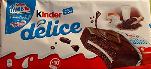 Ferrero Delice, 10-delige voordeelverpakking, 10 x 39 g, kleine gevulde taart snack snack pauzesnack