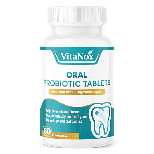 Oral Probiotics for Fresh Breath | Chewable Mint Tablets for Mouth, Teeth & Gum Health Support | Daily Oral Microbiome Support | 60 Tablets