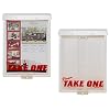 Mediz Outdoor Real Estate Brochure Box with Snap Shut Lid, Take One Document Holder Can Hold 100, 8.5 x 11 Documents, Flyers, Literature and Other Outdoor Marketing Needs