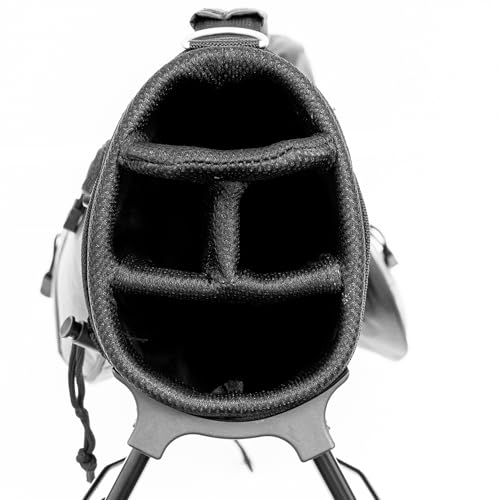 LONGRIDGE 6' WEEKEND Golf Ständer Tasche Marineblau SILBER