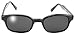 Pacific Coast Original KD's Biker Sunglasses (Black Frame/Smoke Lens)