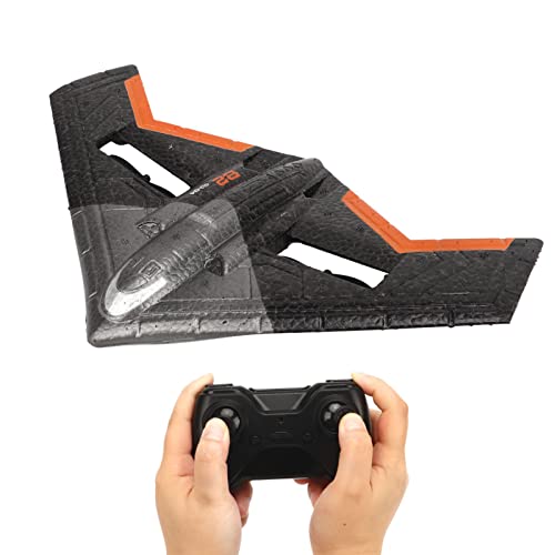 Avión planeador RC 2.4Ghz de control remoto resistente con luces LED y 1 batería 4