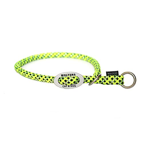 Wolters | Schlupfhalsband Everest reflektierend in Schwarz/Graphit | L 35 - 40 x B 0,9 cm