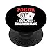 Il poker risolve tutto il gioco di carte gioco d'azzardo chip scommessa PopSockets PopGrip Intercambiabile