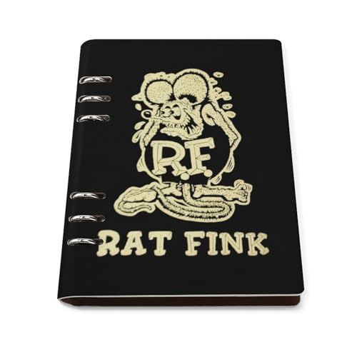 ノート ラット フィンク メモ帳 バインダーノート A5 6穴 90枚 てちょう ハードカバー メモ ンダー A5サイズ 横罫線 ??本 文房具 オフィス用品 ルーズリーフ 学生 キャンパス おしゃれ プレゼント 贈り物